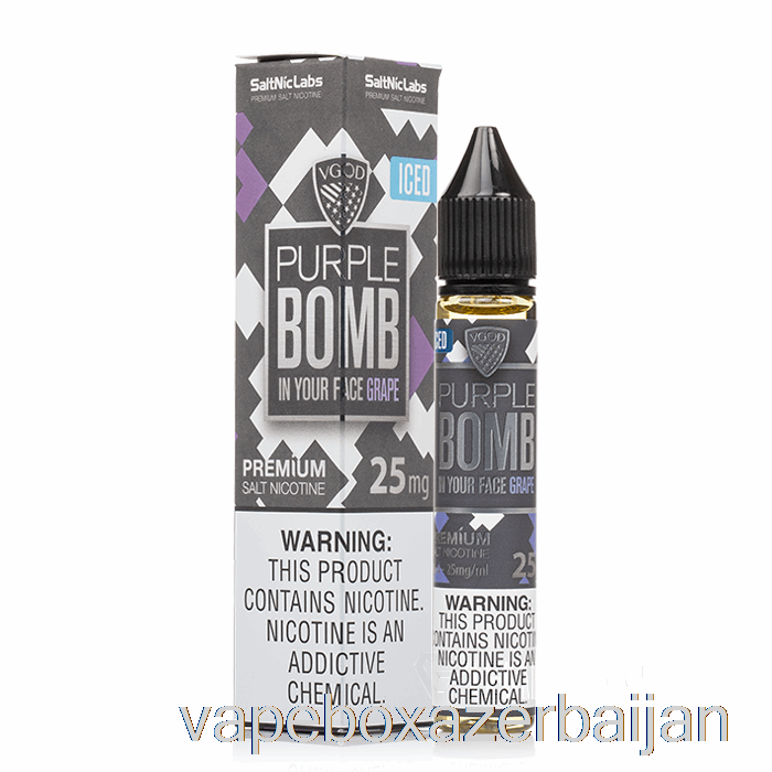 Vape Smoke Iced Purple Bomb - VGOD Salts - 30mL 25mg